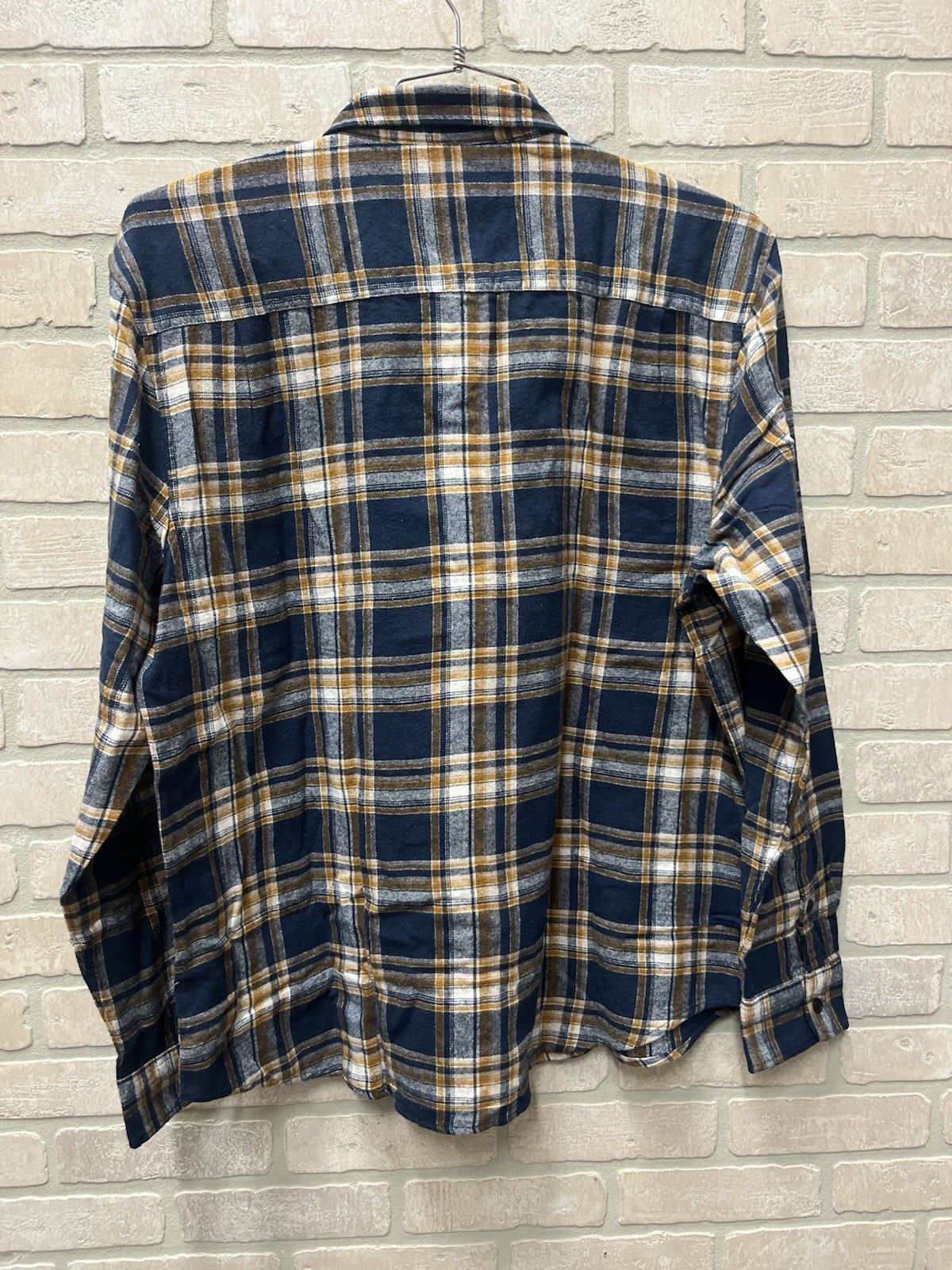 Lucky brand men’s long sleeve button-down flannel plaid shirt Sz XL Rodeo Cowboy