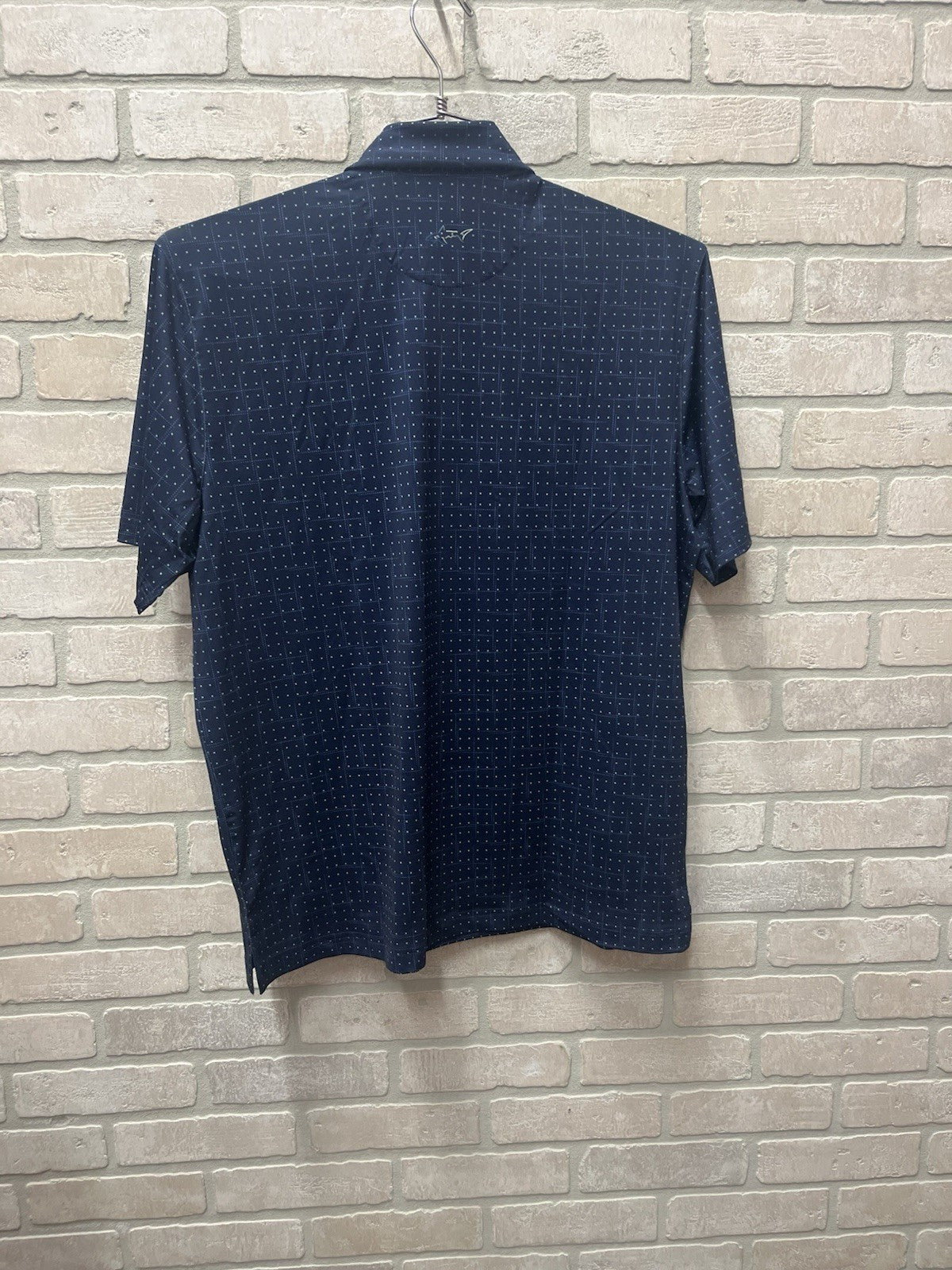 Greg Norman ML75 Golf Polo Shirt Mens medium  Blue NWT Play Dry Short Sleeve