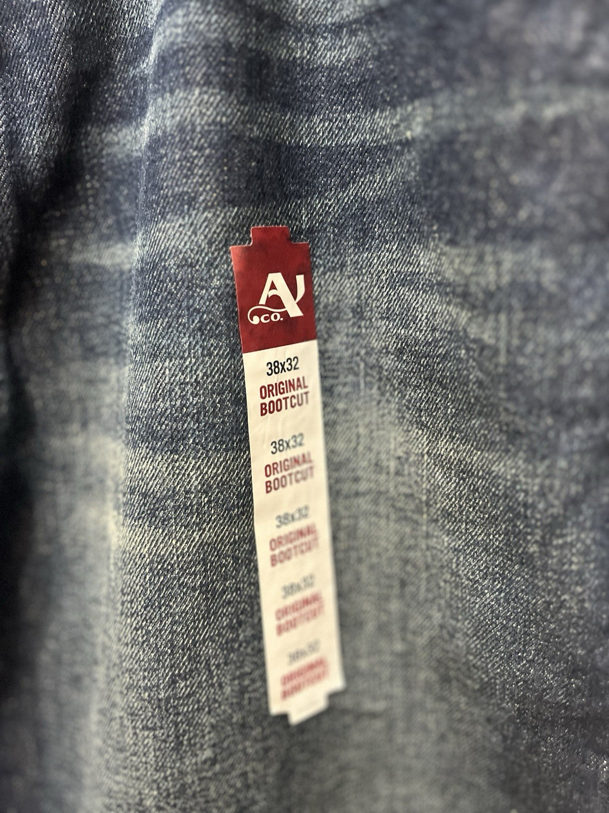 Arizona Jean Company Boot Cut Denim Jeans Men's 38x32 Light Wash