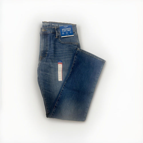 Arizona 34x32 Blue Denim Bootcut Advance Flex 360 Jeans NWT
