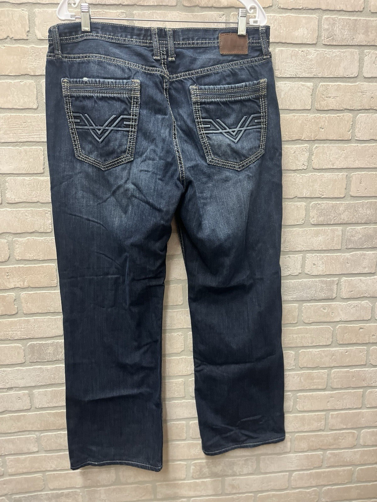 Bke Men’s denim jeans Taylor Sz 36/30 Blue boot cut flex