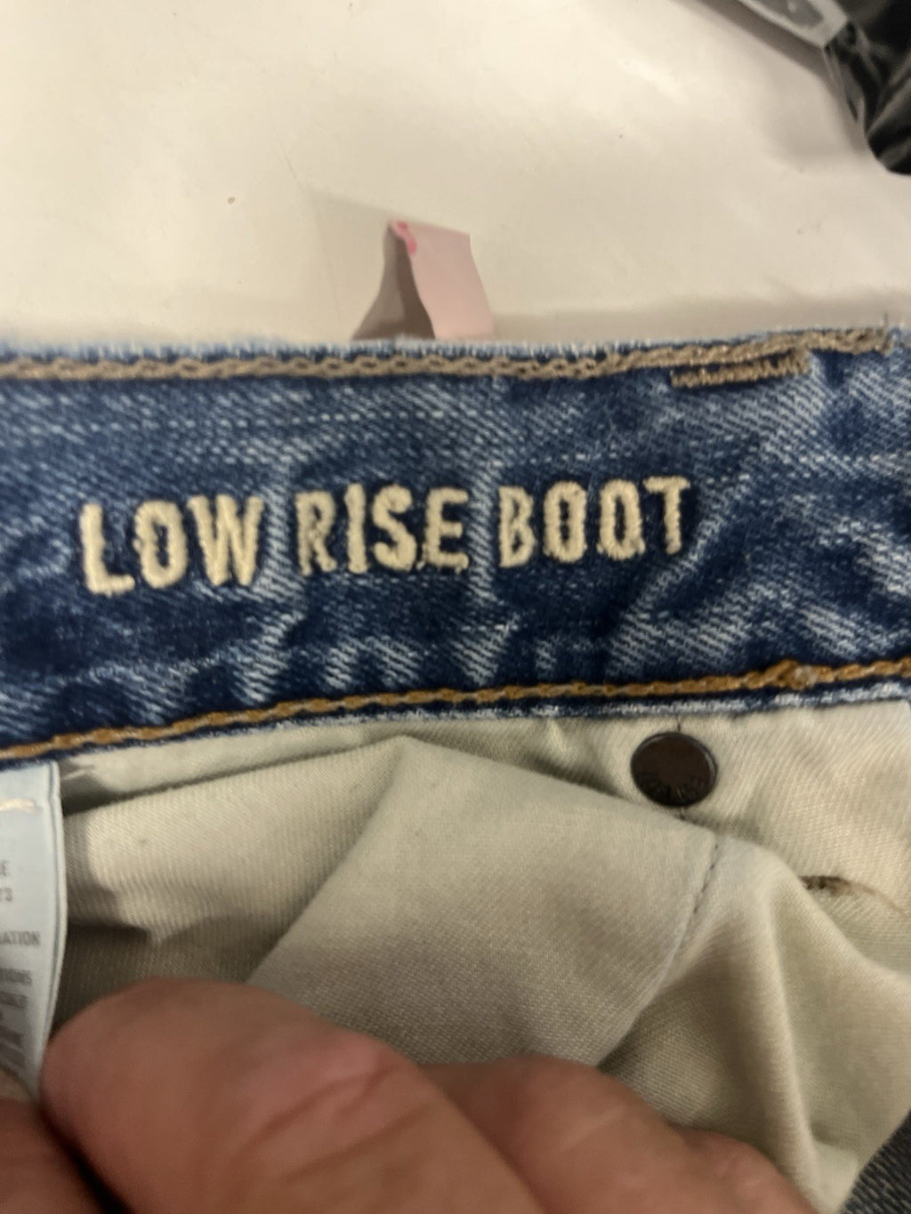 American Eagle men’s jeans Sz 29/34 air flex original boot cut blue denim