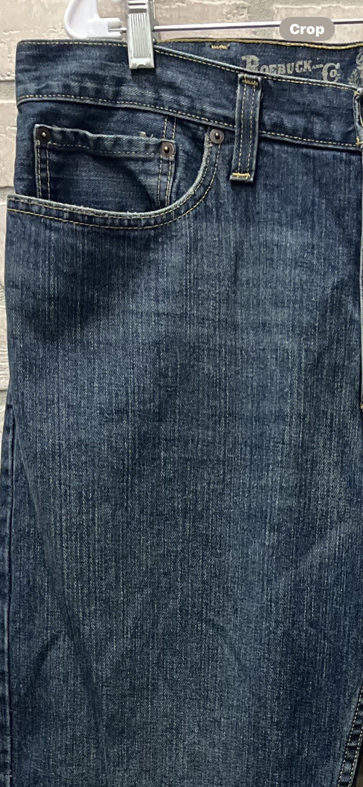 Roebuck & Co. Men’s denim jeans Sz 36/30 relaxed fit boot cut