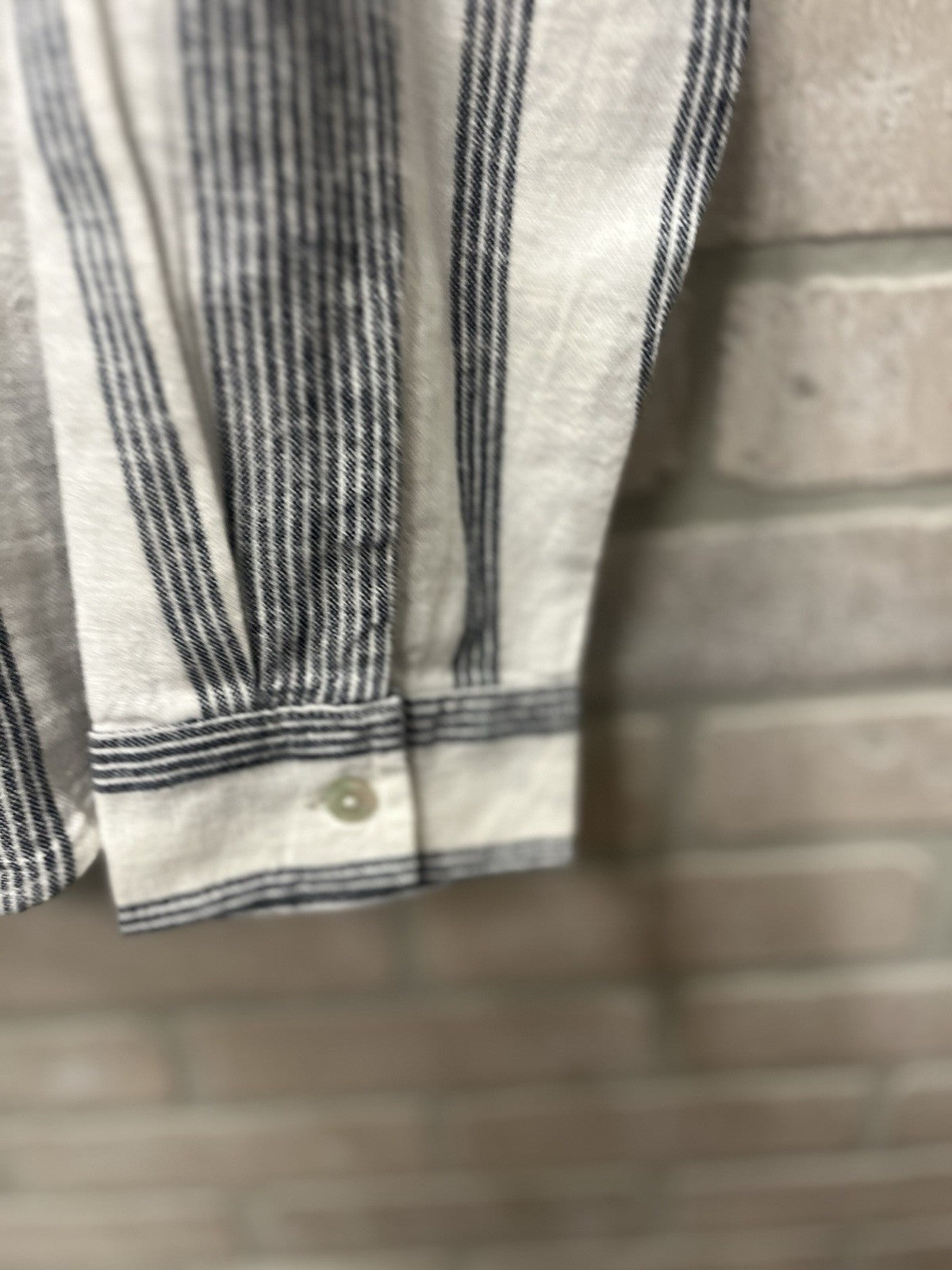 Orvis Women’s Long Sleeve Linen Blend Top Shirts Sz Large 12 To 14 NWT