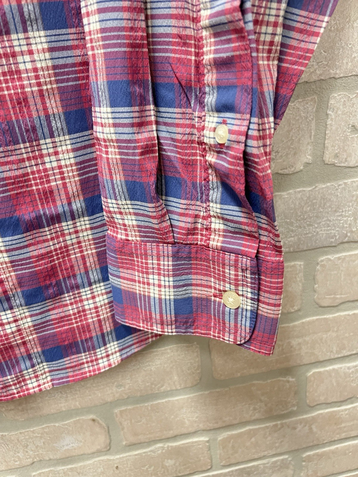 Vineyard vines men’s harbor long sleeve shirt Sz L plaid Martha’s Vineyard