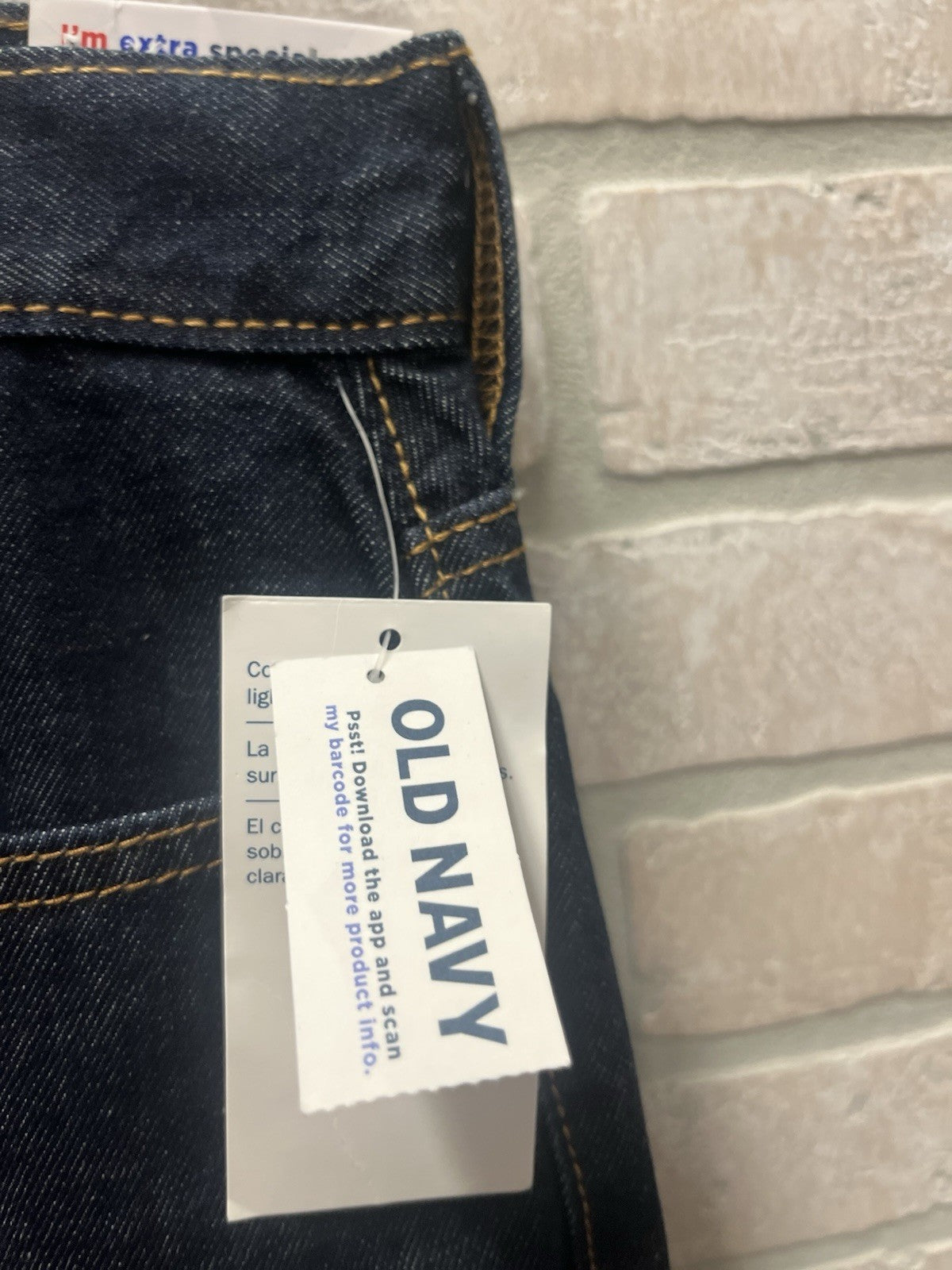 Old Navy Men's Straight Fit Blue  Denim Jeans Stretch 5-Pocket 30x30 NWT
