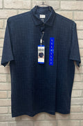 Greg Norman ML75 Golf Polo Shirt Mens Large Blue NWT Play Dry Short Sleeve