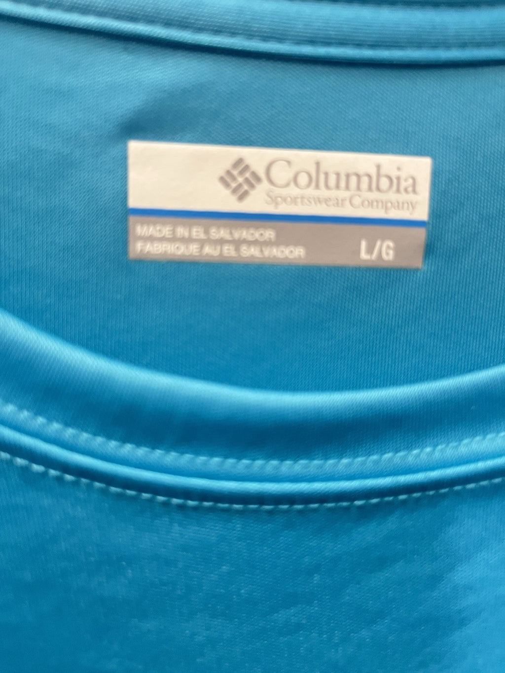 Columbia Men’s long sleeve shirt blue Pull Over T Sz L Omni Shade sportswear NWT