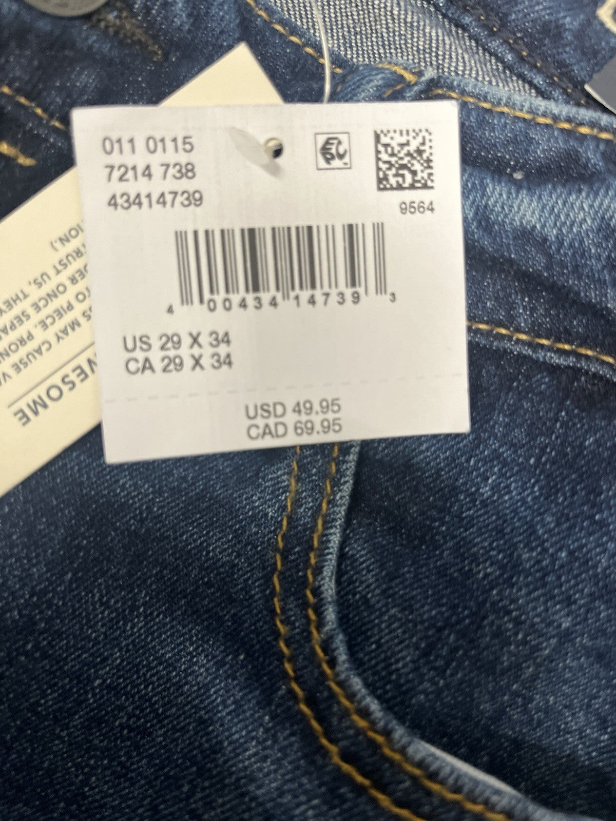 American Eagle men’s jeans Sz 29/34 air flex original boot cut denim NWT