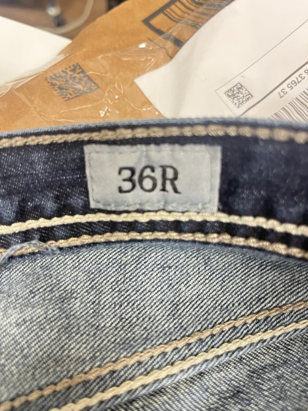Bke Men’s denim jeans Taylor Sz 36/30 Blue boot cut flex