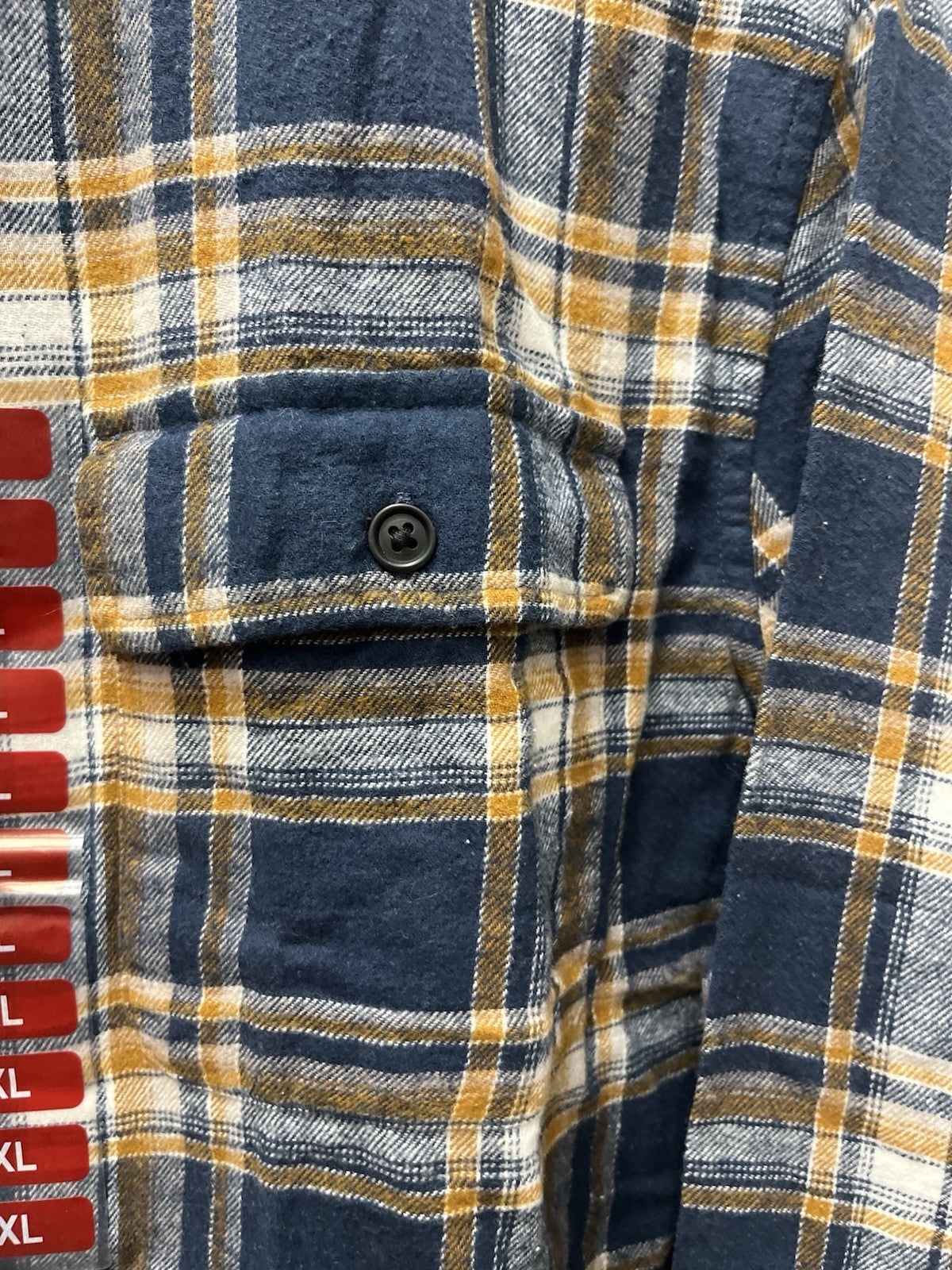 Lucky brand men’s long sleeve button-down flannel plaid shirt Sz XL Rodeo Cowboy
