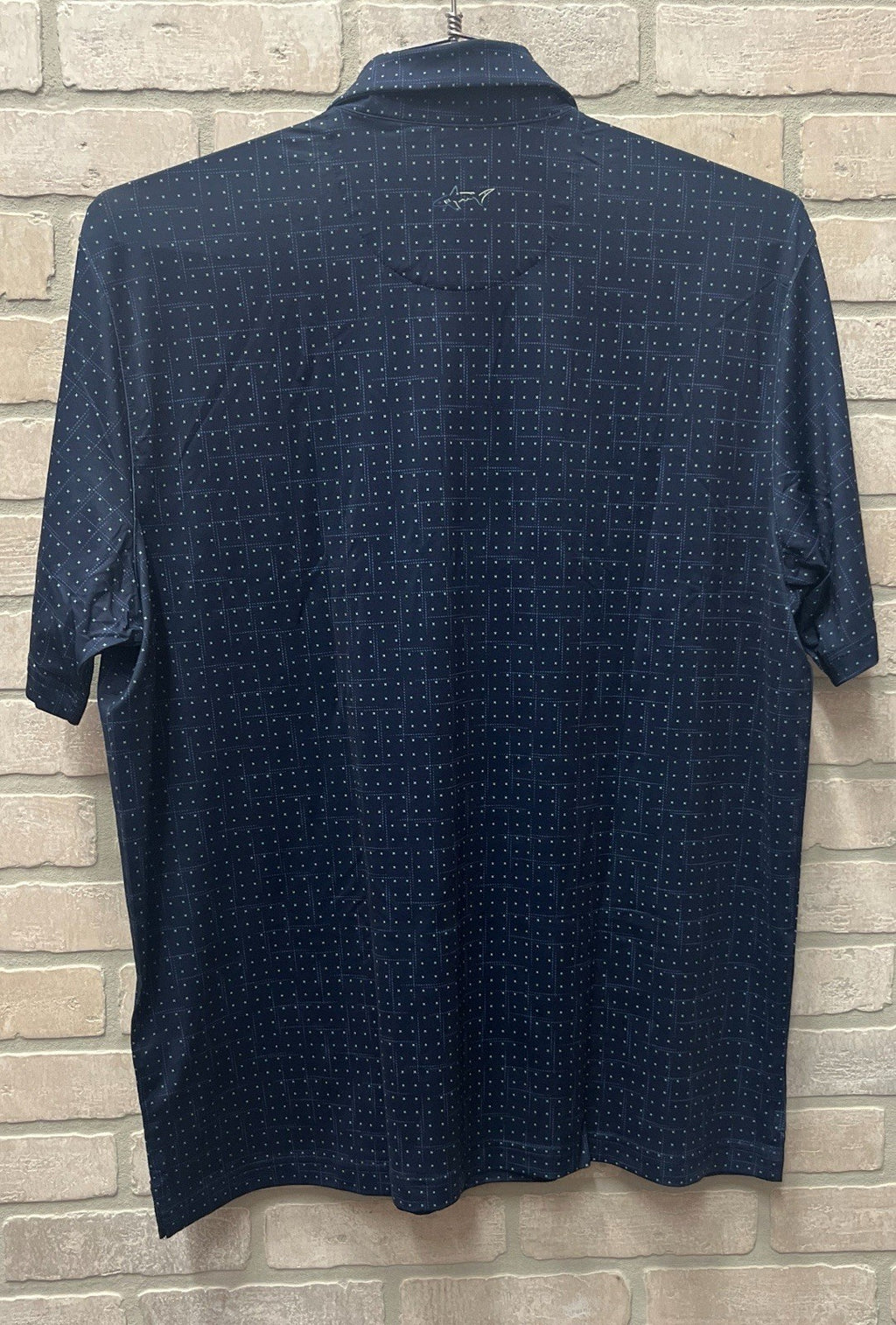 Greg Norman ML75 Golf Polo Shirt Mens Large Blue NWT Play Dry Short Sleeve