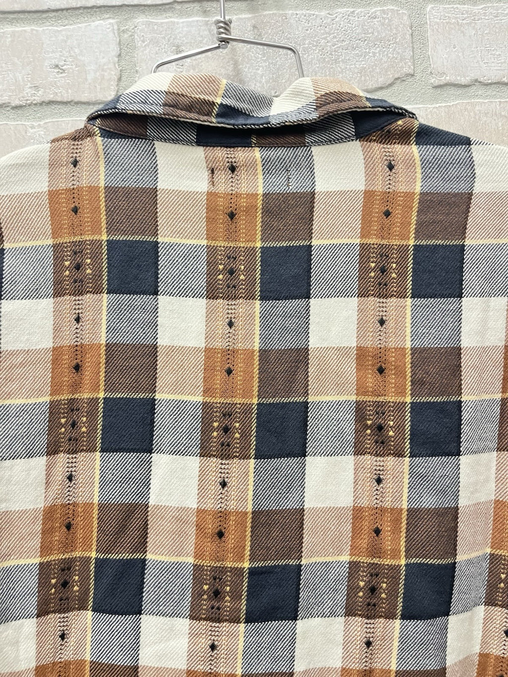 Frye Mens Shirt Plaid Jacquard Flannel Long Sleeve Button Up Western  XXL NWT