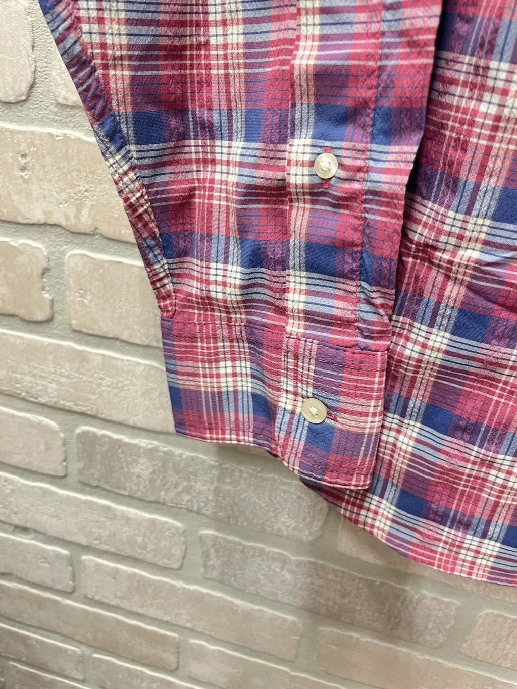 Vineyard vines men’s harbor long sleeve shirt Sz L plaid Martha’s Vineyard