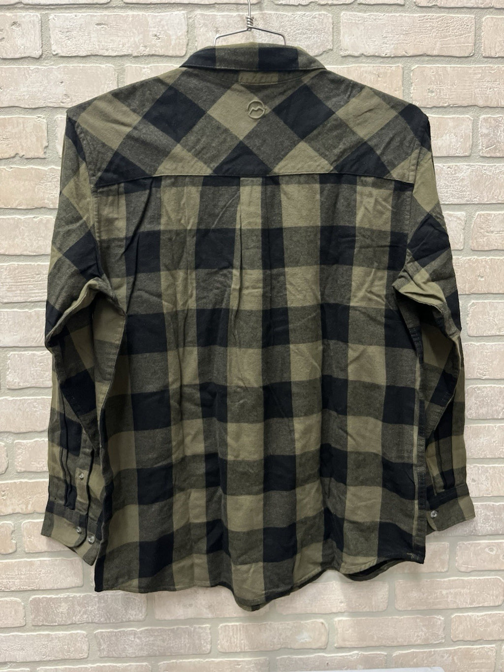 Megellan men’s long sleeve button-down plaid flannel shirt Sz M Lumberjack NWT