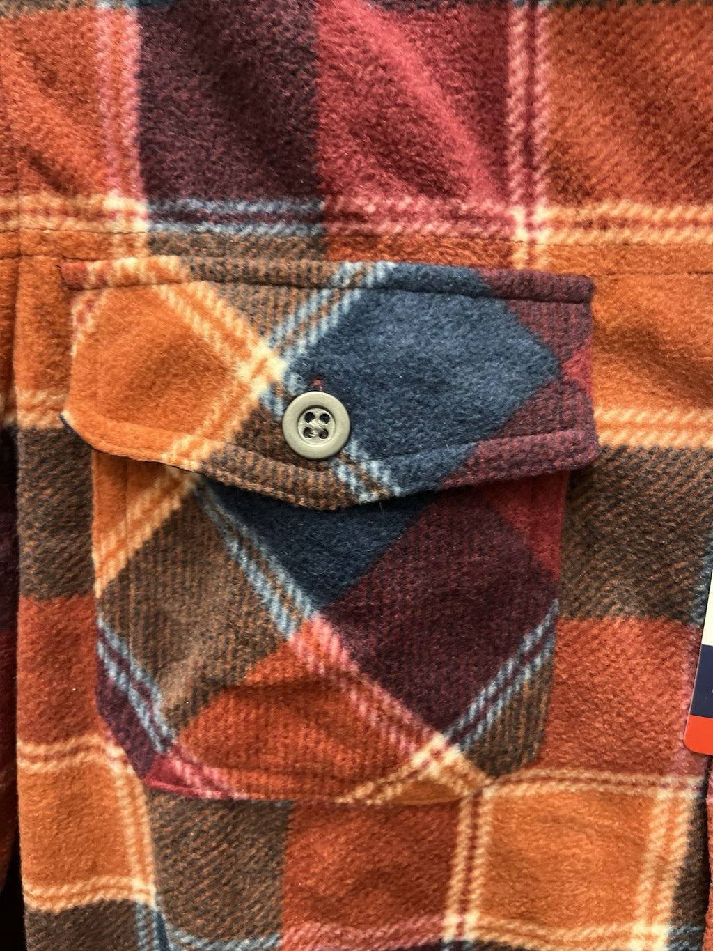 Freedom foundry Men’s Long sleeve button down flannel plaid Shirt Sz M  NWT