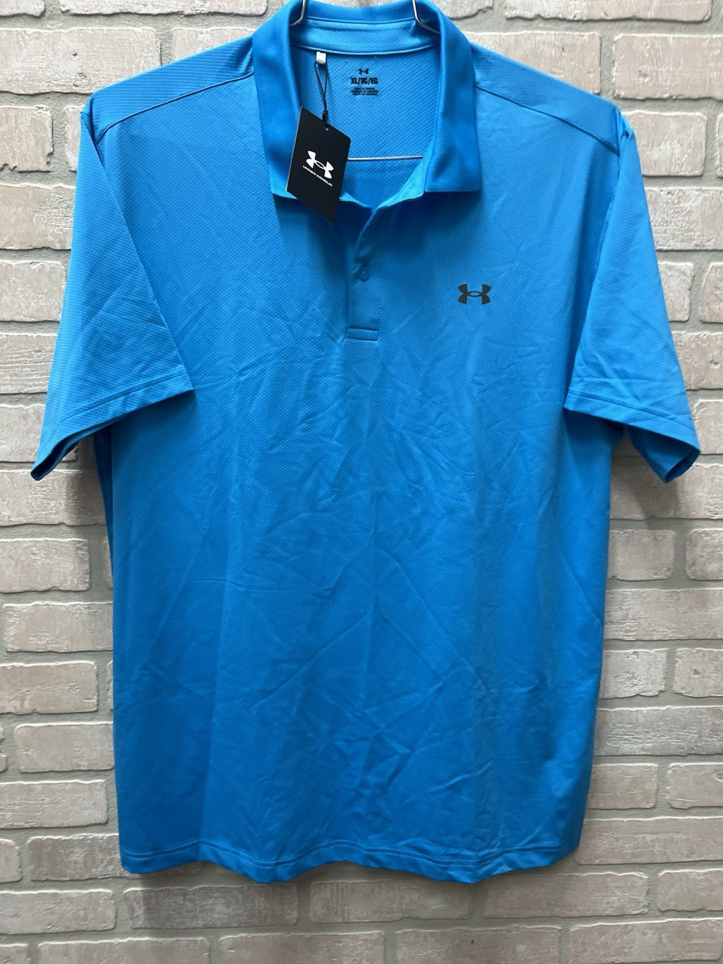 Under Armour UA Performance 3.0 Polo Shirt Mens NWT Capri Blue Sz XL