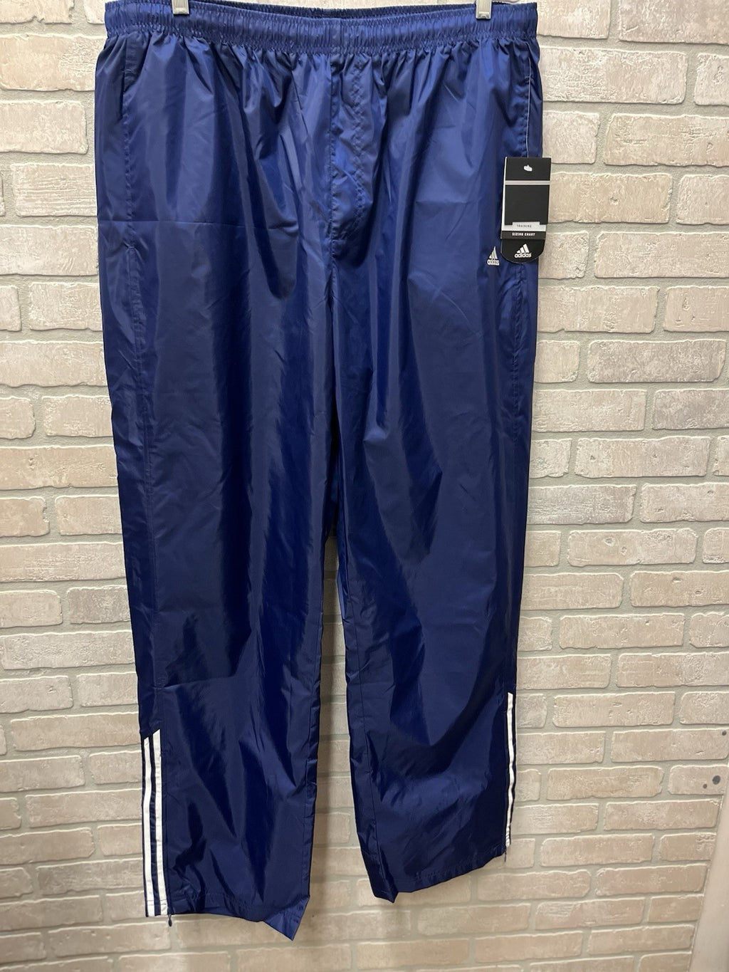 Adidas training jogging pants Men’s Blue Sz 2XL activewear NWT