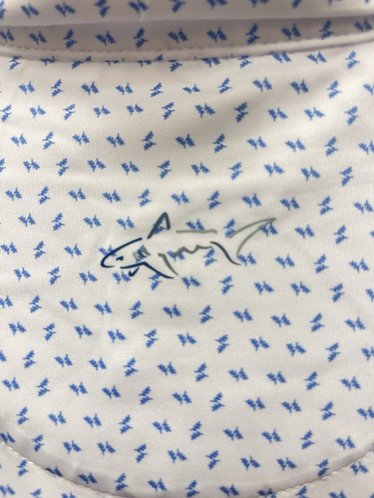 Greg Norman men’s golf polo shirt White Sz L play dry ML75 sports wear NWT