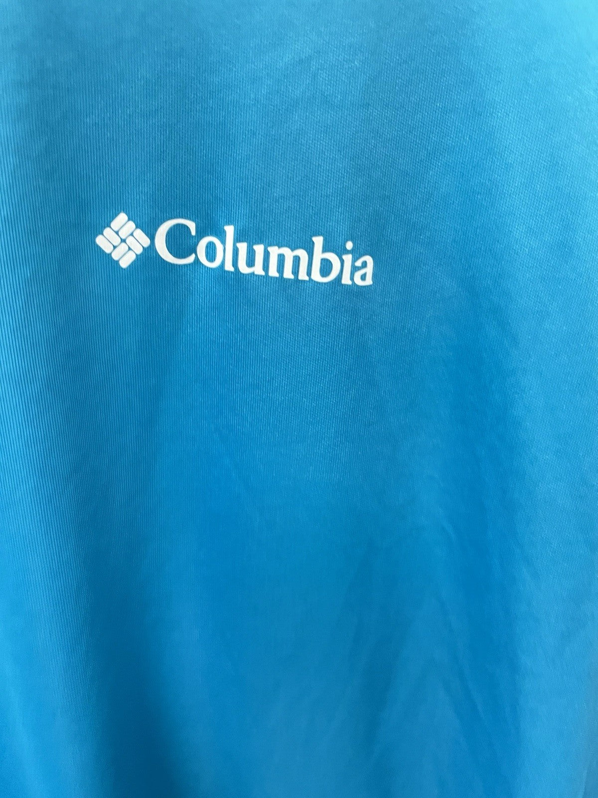 Columbia Men’s long sleeve shirt blue Pull Over T Sz L Omni Shade sportswear NWT