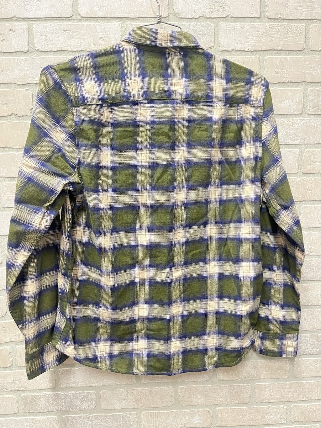 Lucky brand men’s long sleeve button-down flannel plaid shirt Sz M lumberjack