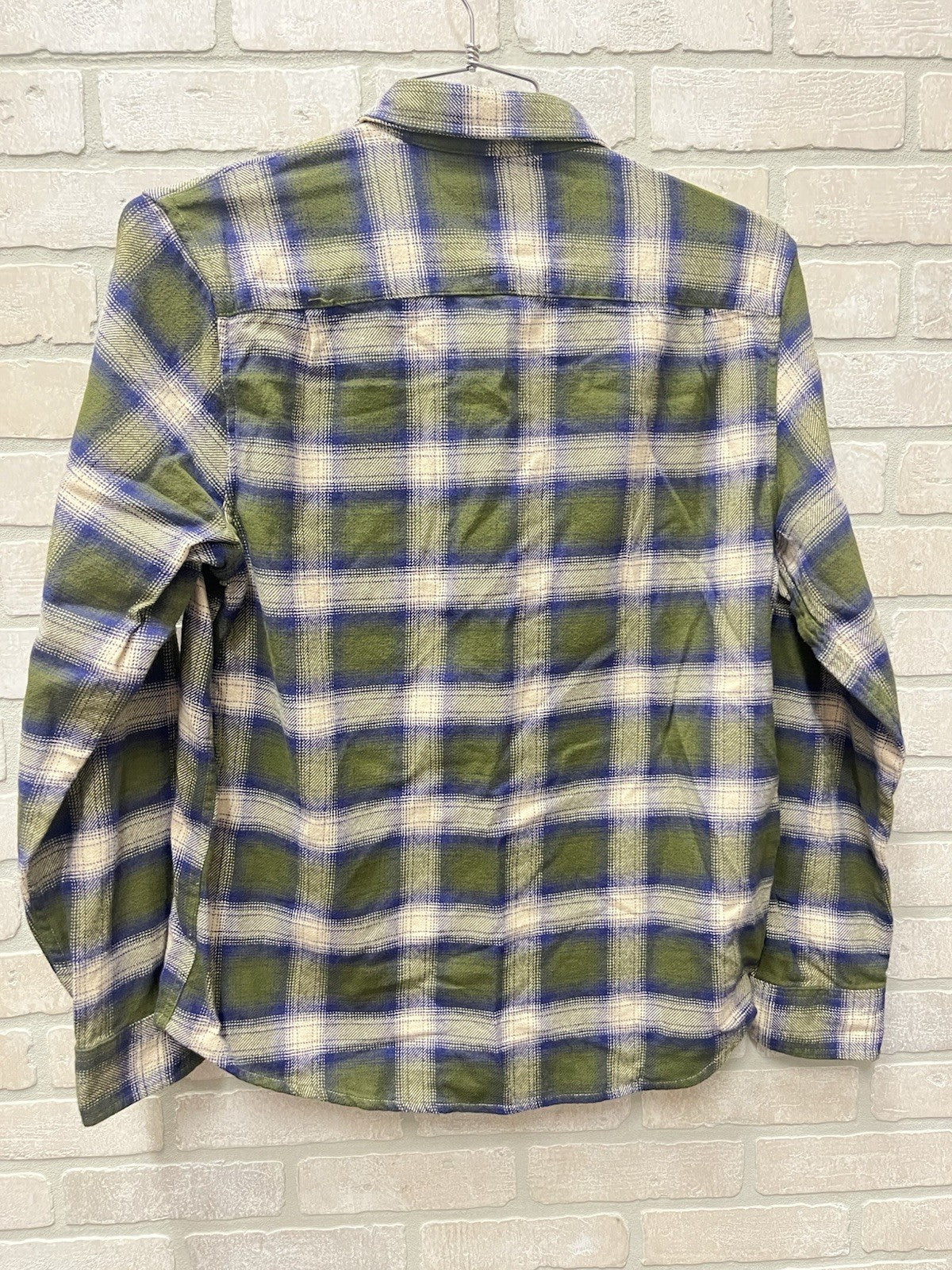 Lucky brand men’s long sleeve button-down flannel plaid shirt Sz M lumberjack