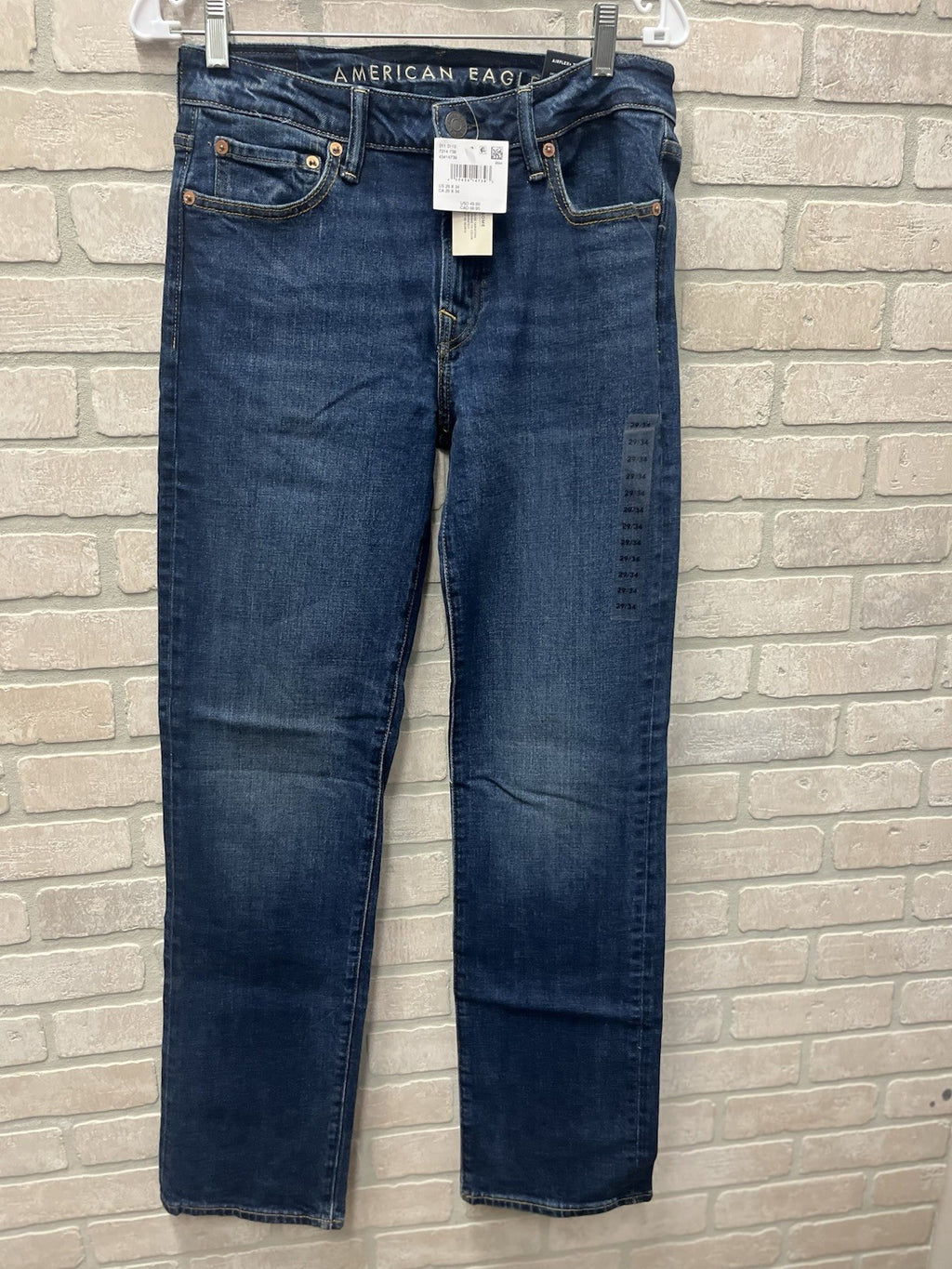 American Eagle men’s jeans Sz 29/34 air flex original boot cut denim NWT