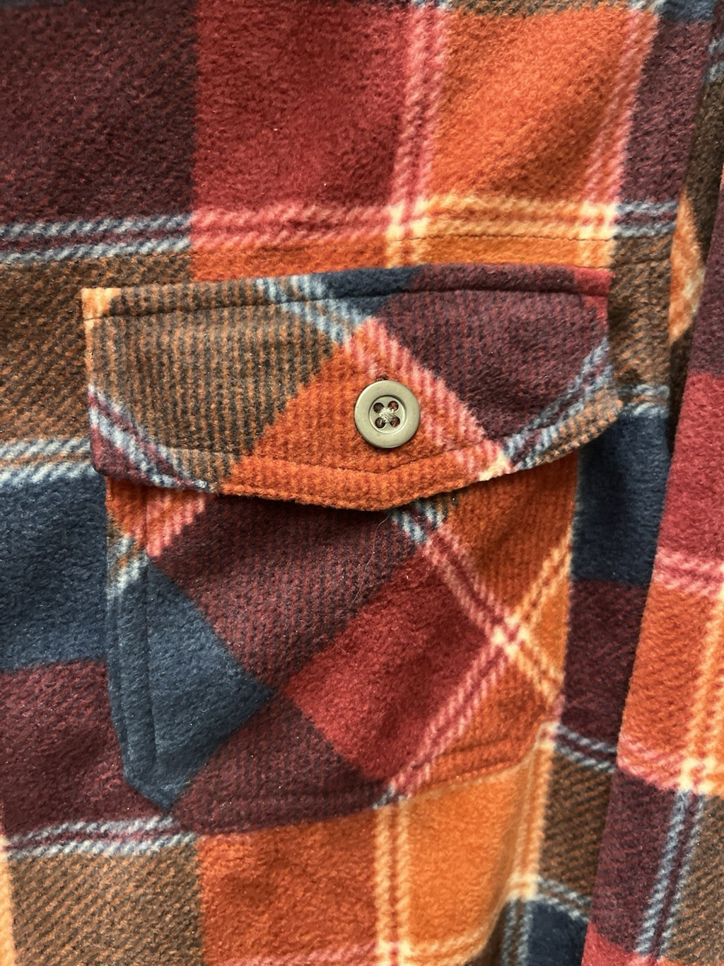 Freedom foundry Men’s Long sleeve button down flannel plaid Shirt Sz M  NWT
