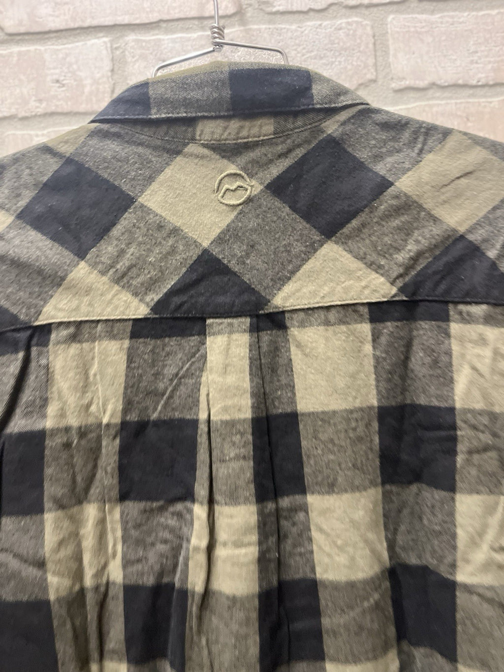 Megellan men’s long sleeve button-down plaid flannel shirt Sz M Lumberjack NWT