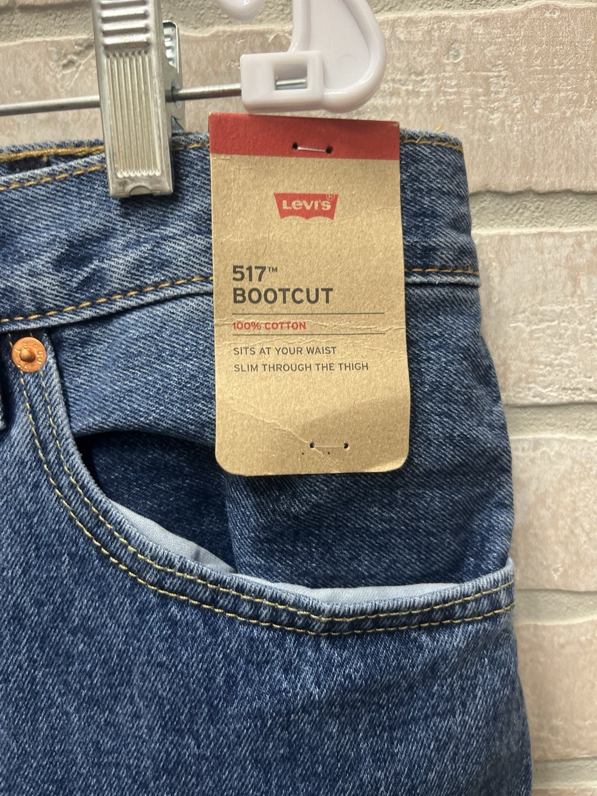 Levi's 517 Men’s Denim Jeans Sz 38/34 Boot Cut NWT country boy