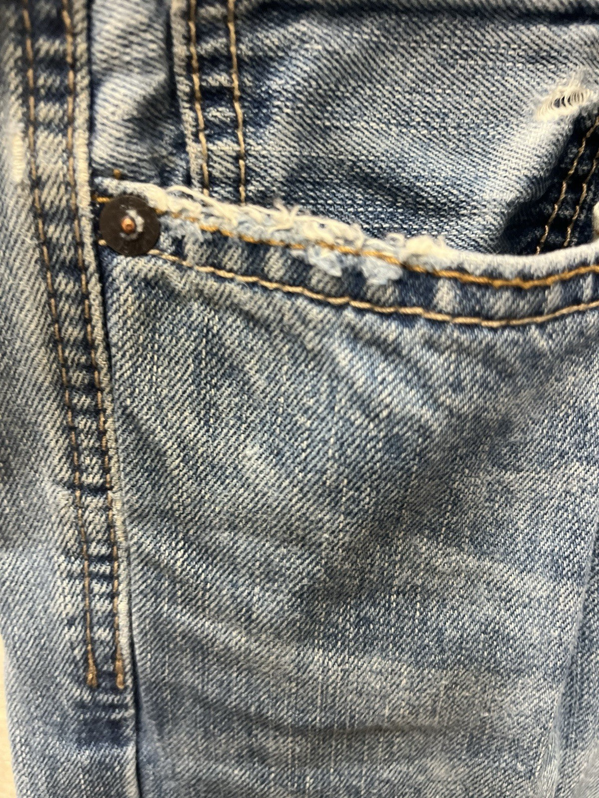 American Eagle men’s jeans Sz 29/34 air flex original boot cut blue denim