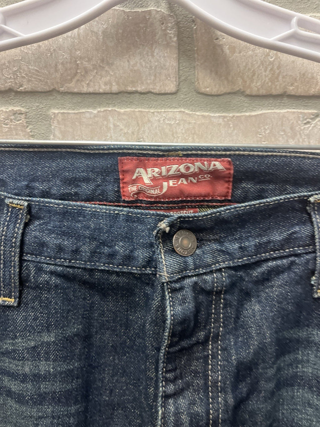 Arizona Jean Company Boot Cut Denim Jeans Men's 38x32 Light Wash