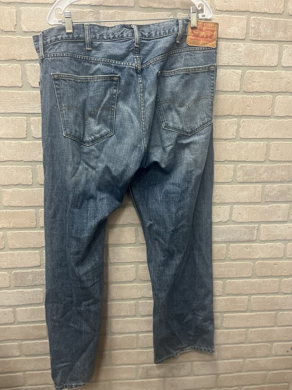 Levi’s 559 Relaxed Straight Jeans Men’s 38x32 Light Wash Denim