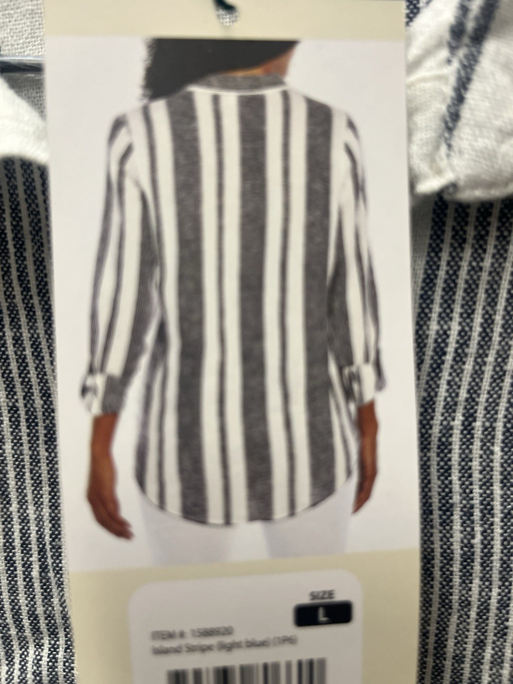 Orvis Women’s Long Sleeve Linen Blend Top Shirts Sz Large 12 To 14 NWT
