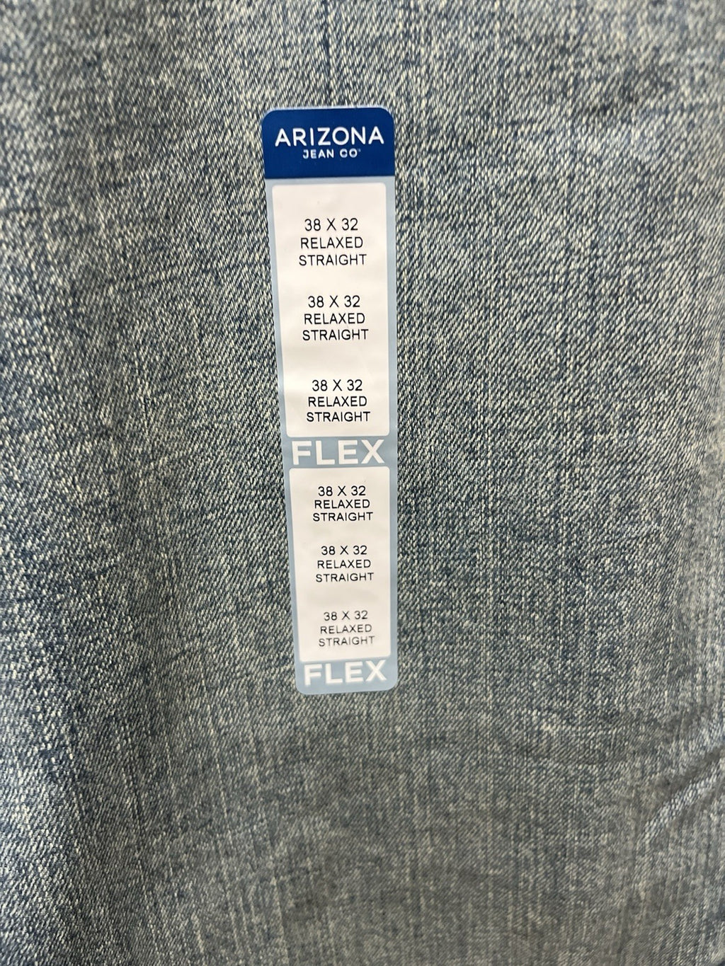 Arizona jeans Men’s 38/36 flex relax straight NWT