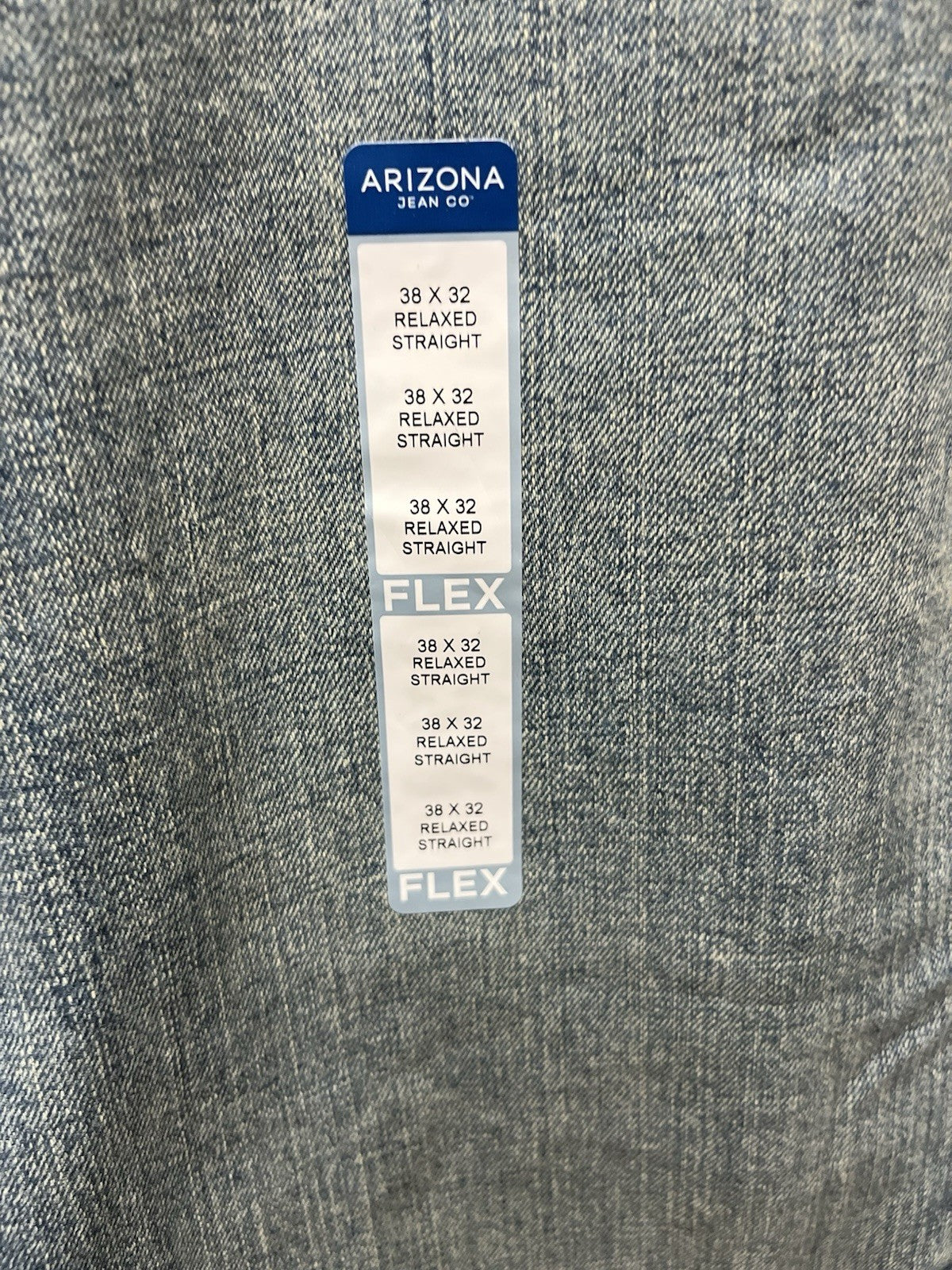 Arizona jeans Men’s 38/36 flex relax straight NWT