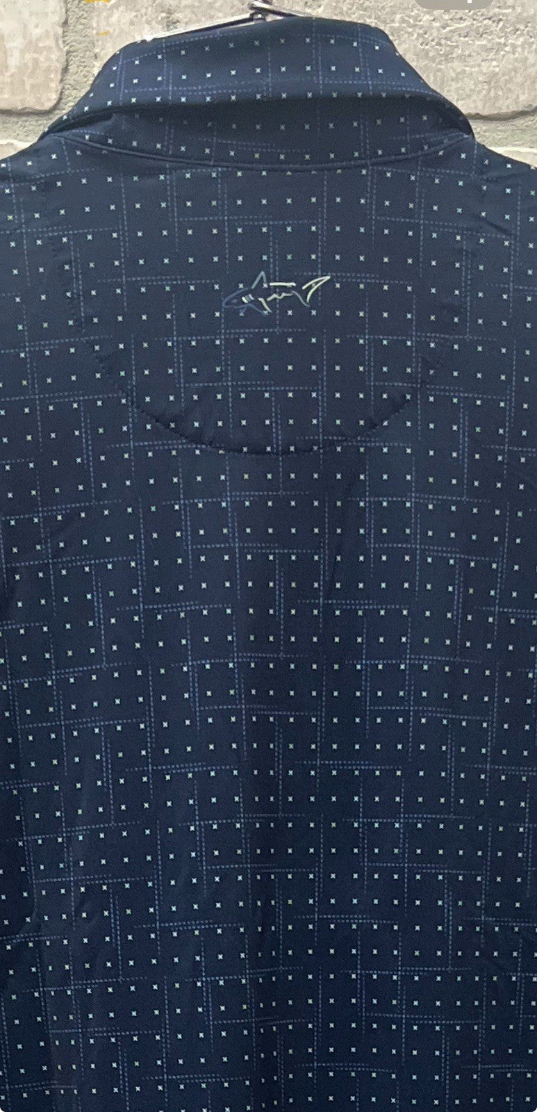 Greg Norman ML75 Golf Polo Shirt Mens Large Blue NWT Play Dry Short Sleeve