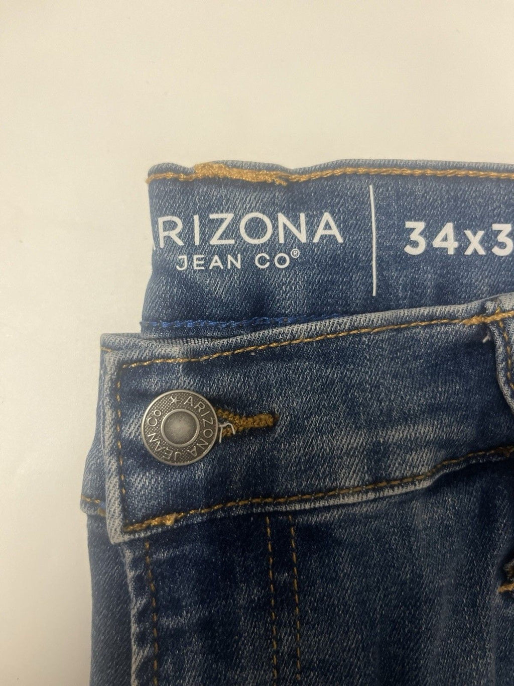 Arizona 34x32 Blue Denim Bootcut Advance Flex 360 Jeans NWT