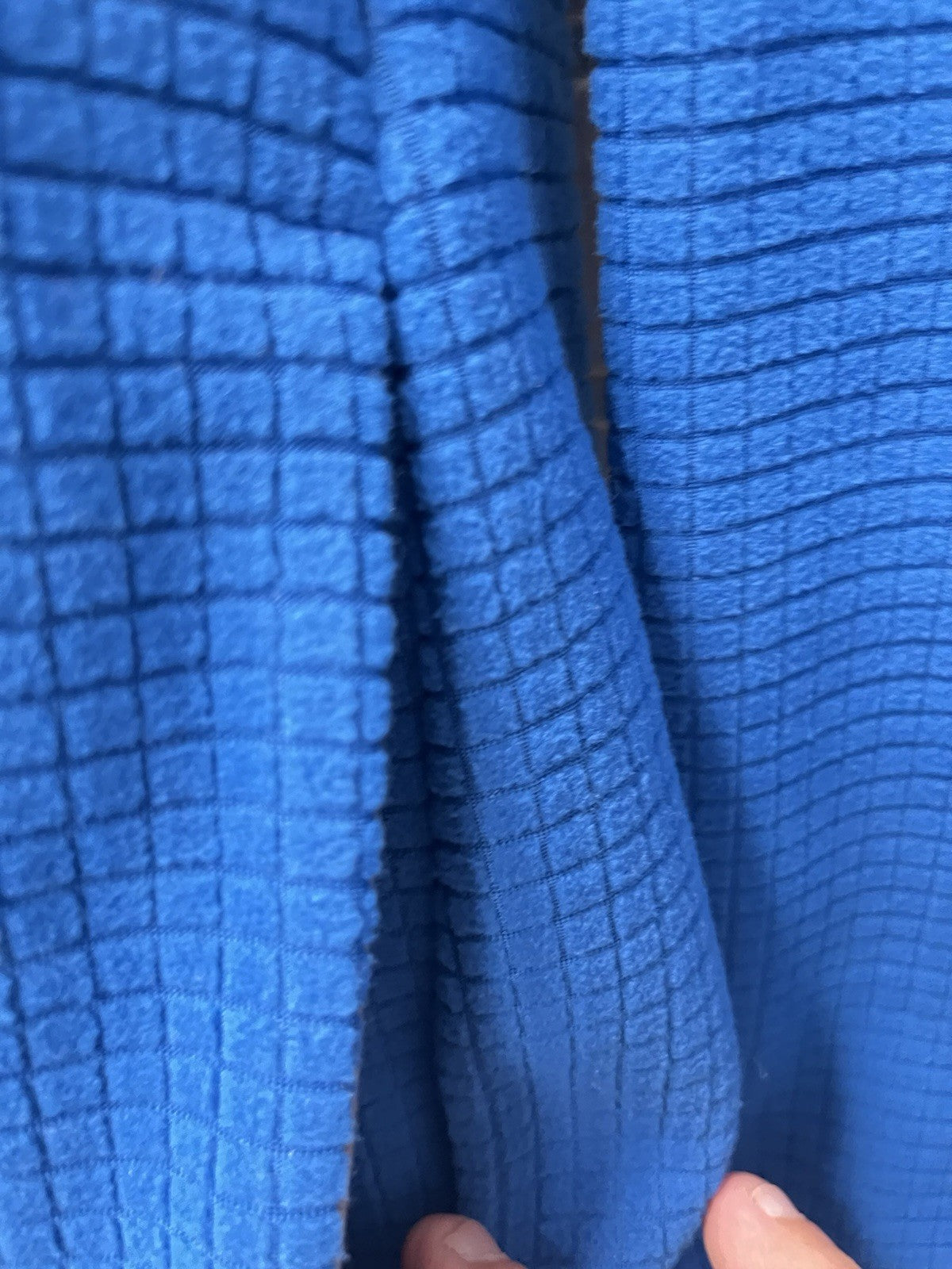 Lands’ End Men’s Long Sleeve Fleece Full Zip Jacket XL Bright Blue Green Zip NWT
