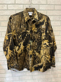 Columbia sportswear men’s thick hunting flannel shirt camo Sz XL long sleeve