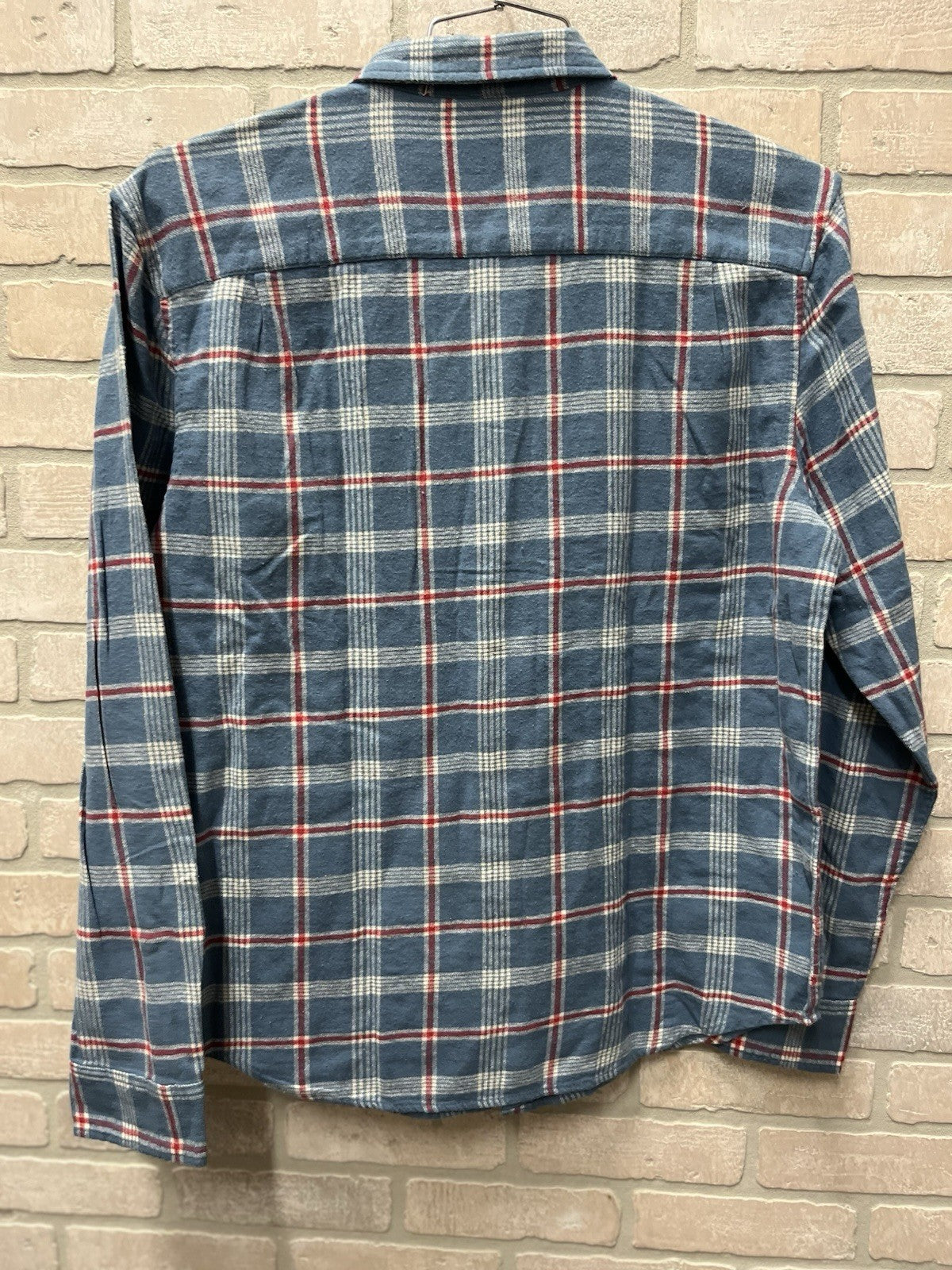 Lucky Brand Men’s Plaid Flannel Classic Fit Long Sleeve Pockets Shirt L