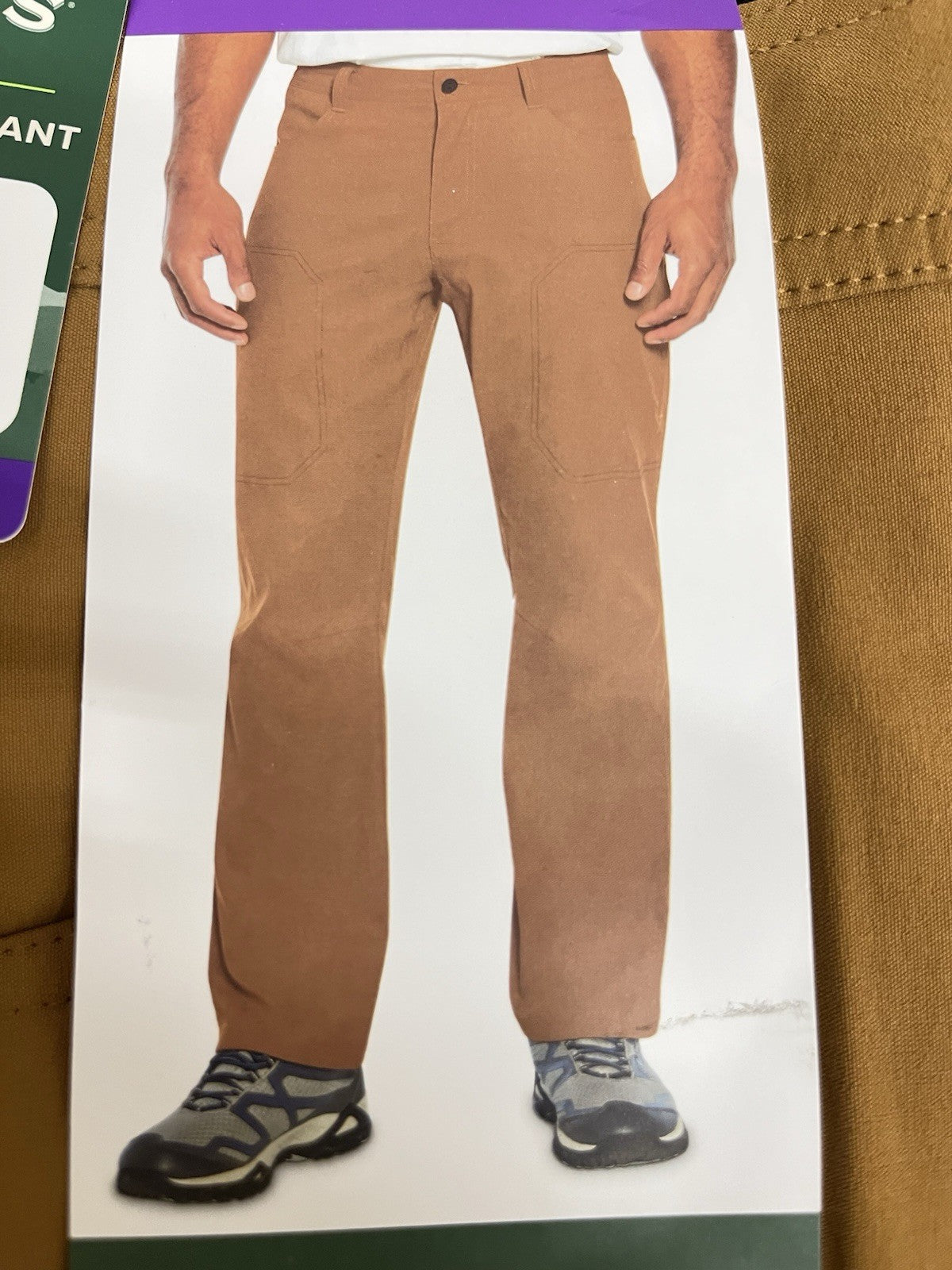 Orvis men’s pants Sz 40/32 tan fleece line casual dress up cozy work Active NWT