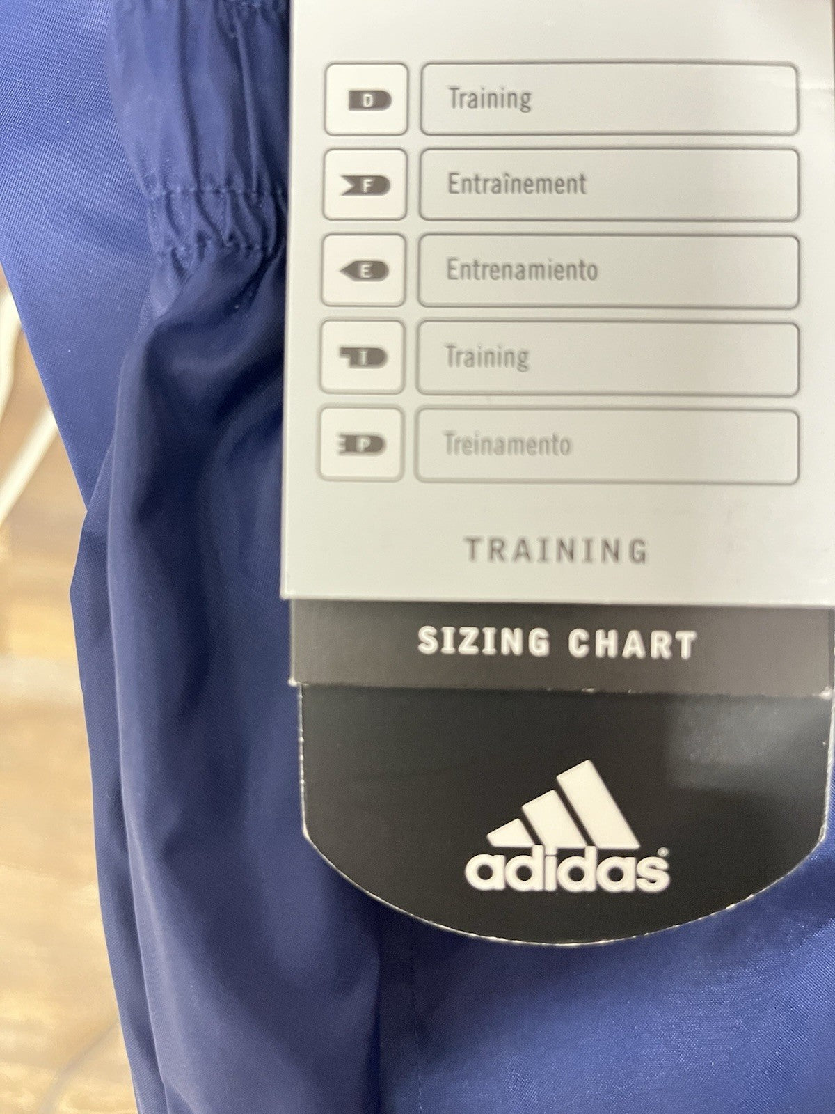 Adidas training jogging pants Men’s Blue Sz 2XL activewear NWT