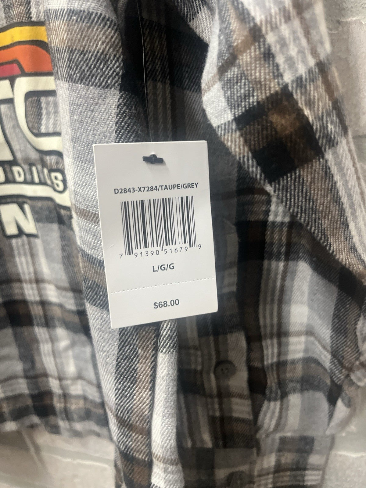 Saints Studios Flannel Shirt Men's Sz Large Grand Prix Racing Speedway Champs