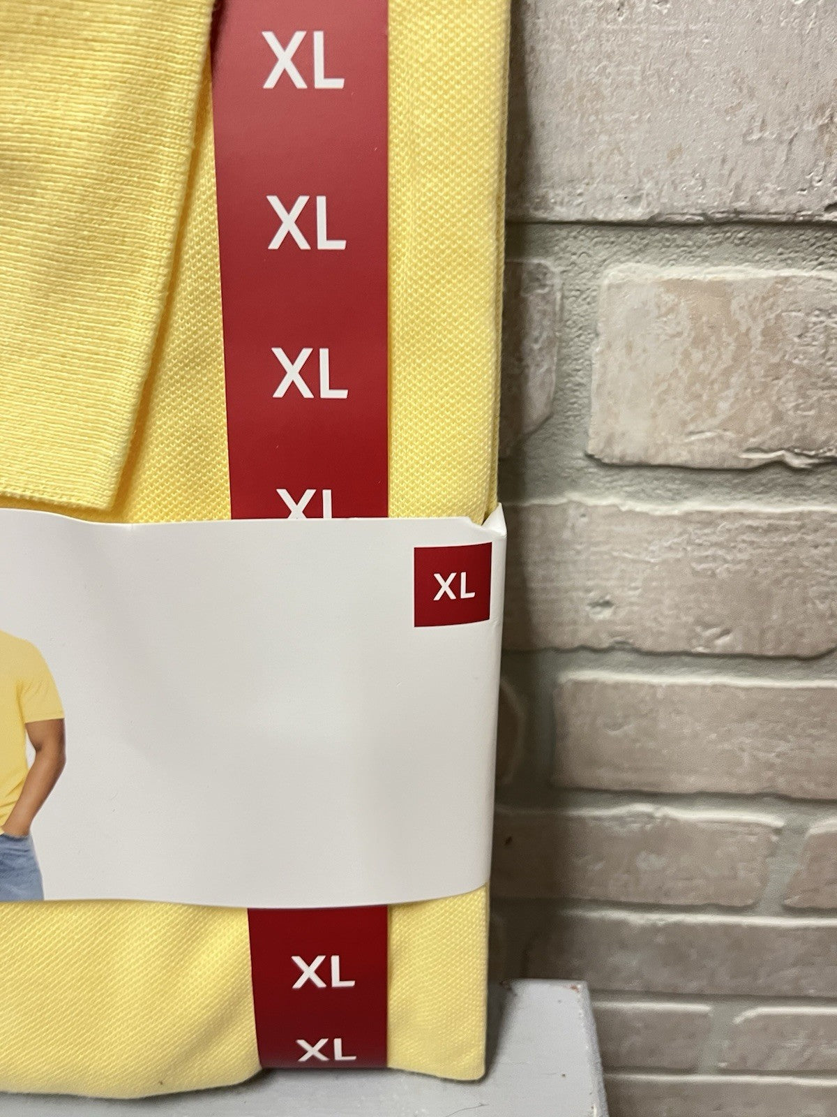 Gap Pique Polo Men’s Sz XL Yellow soft touch NWT