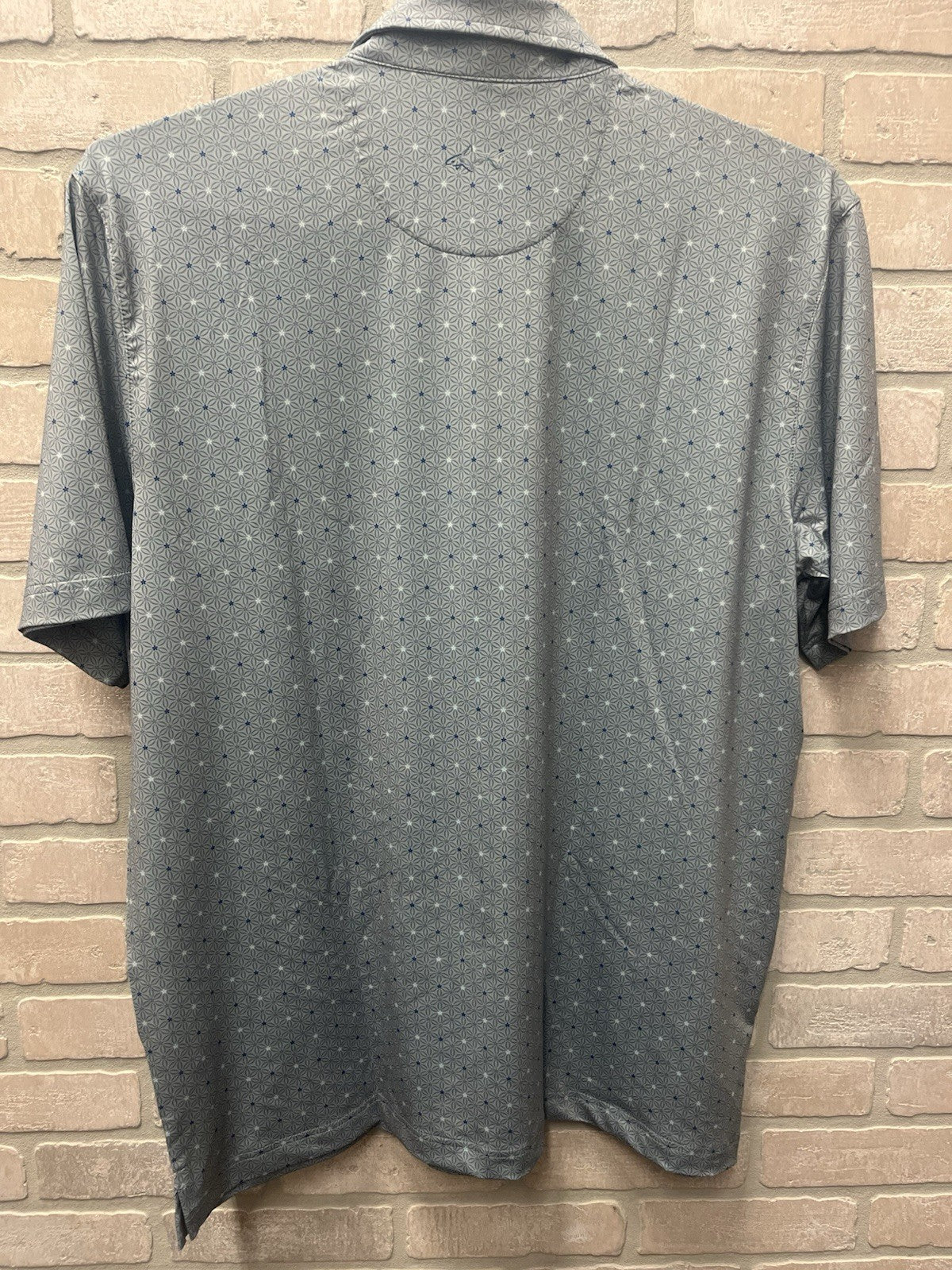 Greg Norman men’s golf polo shirt Green Sz Large play dry ML75 Sports Wear NWT