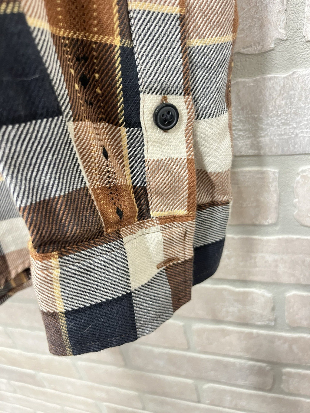 Frye Mens Shirt Plaid Jacquard Flannel Long Sleeve Button Up Western  XXL NWT