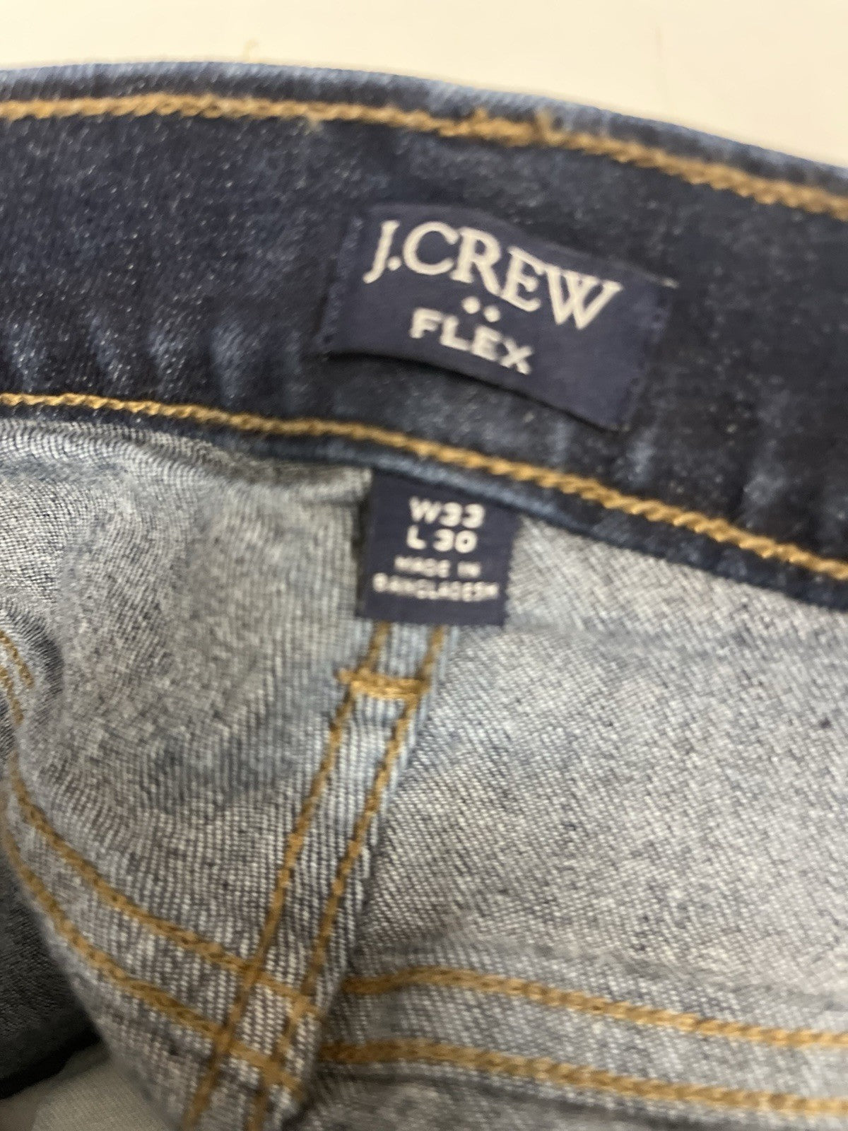 J.Crew flex denim jeans Mens Sz 33/30 straight fit classic preppy
