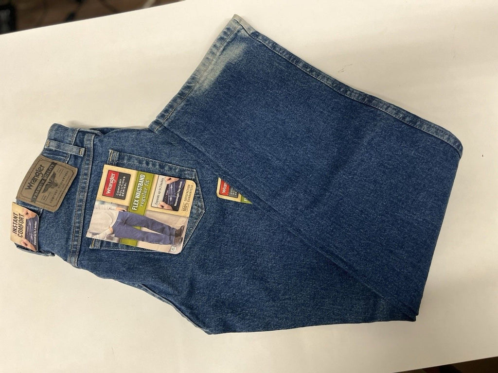 Wrangler jeans Men’s Sz 30x30 flex waistband 2” denim extra fading colors