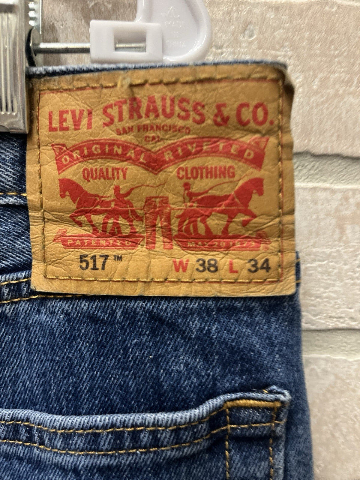 Levi's 517 Men’s Denim Jeans Sz 38/34 Boot Cut NWT country boy